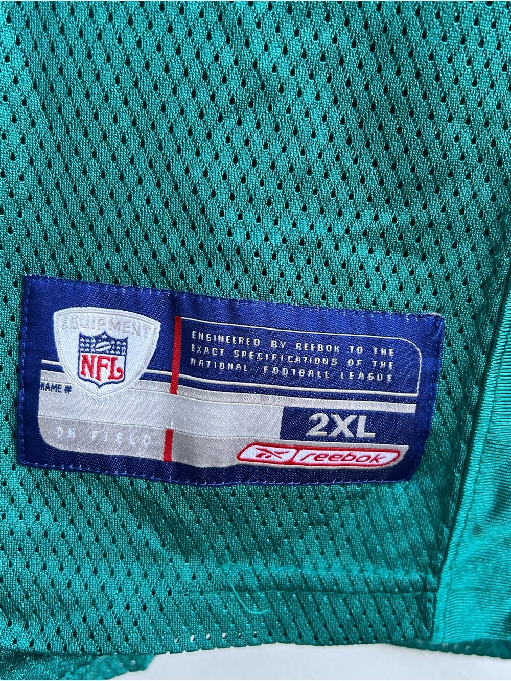 Vintage Reebok Miami Dolphins Ricky‎ Williams #34 NFL Jersey 2XL Mens XXL - Picture 9 of 14